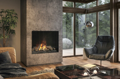 Front-facing e-MatriX Vapor Fireplace